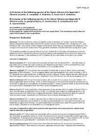 Analyses of Proposals to Amend