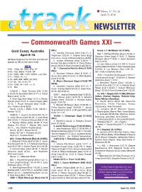 — Commonwealth Games XXI —