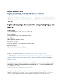 Digital Soil Mapping in the Bara District of Nepal Using Kriging Tool in Arcgis