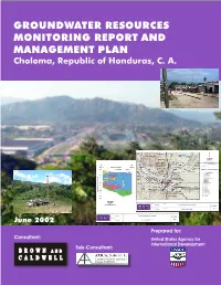FINAL GW Report-Choloma.Doc PROJECT PARTICIPANTS