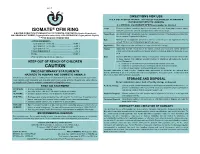 Isomate® Ofm Ring Caution
