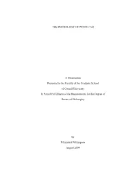 THE PHONOLOGY of PROTO-TAI a Dissertation Presented to The