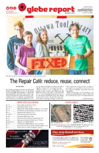 The Repair Café: Reduce, Reuse, Connect