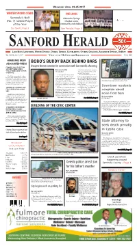 Bobo's Buddy Back Behind Bars