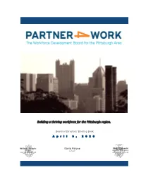Building a Thriving Workforce for the Pittsburgh Region