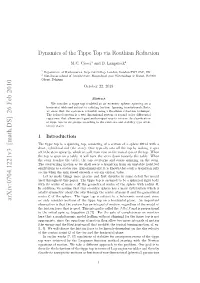 Dynamics of the Tippe Top Via Routhian Reduction