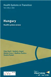 Health Systems in Transition Vol