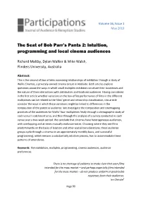 Intuition, Programming and Local Cinema Audiences