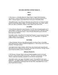 1999-1990 Writing Contest Results