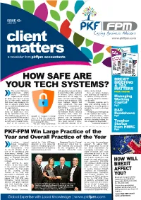 How Safe Are Your Tech Systems?
