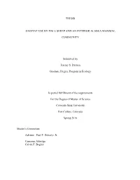 Thesis Habitat Use by Dall Sheep and an Interior