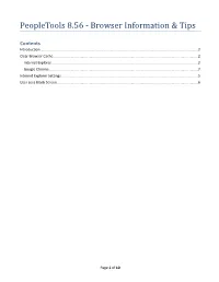 CAPPS Help Peopletools 8.56 Browser Info Tips