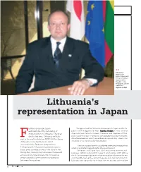 Lithuania's Representation in Japan