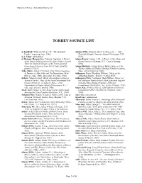 Torrey Source List