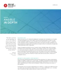 Ansible in Depth