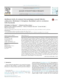 Antibiosis Levels of Common Bean Genotypes Toward Zabrotes Subfasciatus (Boheman) (Coleoptera: Bruchidae) and Its Correlation with ﬂavonoids