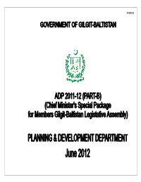 CM's Special Package 2012-13
