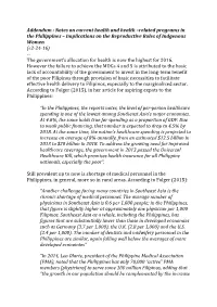 Notes on Current Health and Health