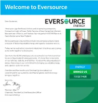 Welcome to Eversource