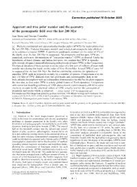 Apparent and True Polar Wander and the Geometry of the Geomagnetic