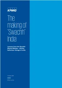 Lessons from the Swachh Bharat Mission – Driving Behaviour Change at Scale