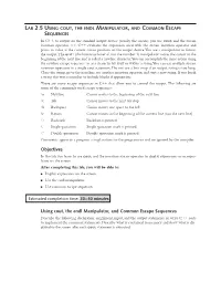 Objectives Using Cout, the Endl Manipulator, and Common Escape
