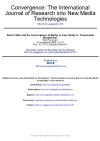 Technologies Journal of Research Into New Media