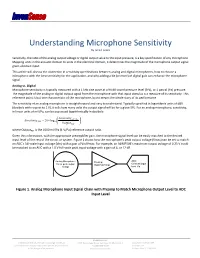 Understanding Microphone Sensitivity by Jerad Lewis