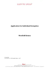 (Westfield Kotara) Application for Individual Exemption