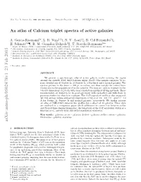 An Atlas of Calcium Triplet Spectra of Active Galaxies 3