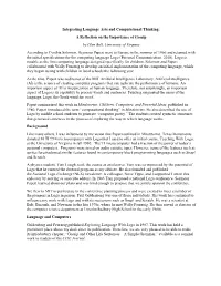 Integrating Language Arts and Computational Thinking: A