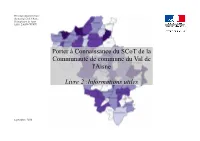 Porter À Connaissance Du Scot De La Communauté De Commune Du Val De L'aisne