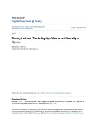 Blurring the Lines: the Ambiguity of Gender and Sexuality in Ulysses