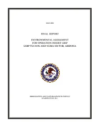 Final Report Environmental Assessment for Operation