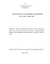 Monitoring SPAK and the Special Court: Building At