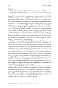 Strategies for the Human Realm: Crux of the T’Ai-Pai Yin-Ching