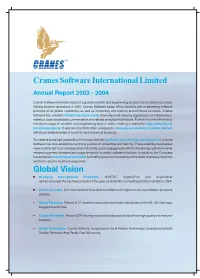 Annual Report 2003 - 2004