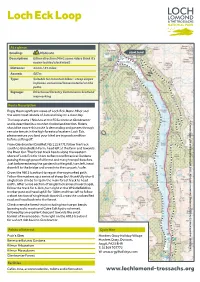 Loch Eck Loop