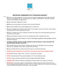 Mohs Micrographic Surgery FACT SHEET