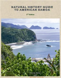 Natural History Guide to American Samoa