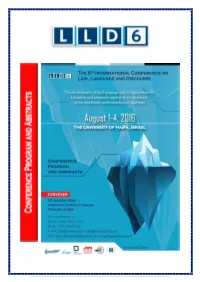 Program and Abstracts