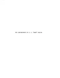 THE IMPEACHMENT of J.C. "JACK" WALTON T