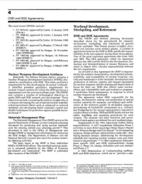 Warhead Development, Stockpiling, and Retirement