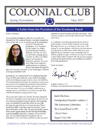 Alumni and Club News