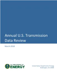 Annual U.S. Transmission Data Review