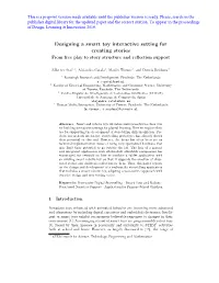 Designing a Smart Toy Interactive Setting for Creating Stories from Free Play to Story Structure and Reﬂection Support