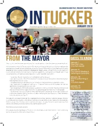 FROM the Mayor Dates to Know January 1 They Say That Time Flies When You’Re Having Fun