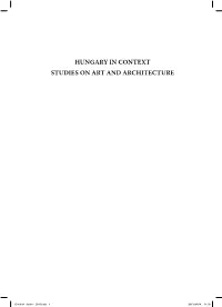 Hungary in Context Studies on Art and Architecture