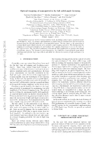 Optical Trapping of Nanoparticles by Full Solid-Angle Focusing