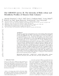The GHOSTS Survey. II. the Diversity of Halo Color and Metallicity Profiles of Massive Disk Galaxies
